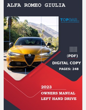 alfa romeo giulia 2023 owners manual